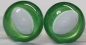Preview: 1 Paar Sicherheitsaugen spring green metallic 24 mm Katze Drache weiße Pupille