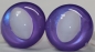 Preview: 1 Paar Sicherheitsaugen violett metallic 24 mm Katze Drache weiße Pupille