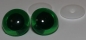 Preview: 1 Paar Sicherheitsaugen transparent durchgefärbt tiefgrün