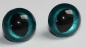 Preview: 1 Paar Katzenaugen Drachenaugen Sicherheitsaugen türkisgrün metallic