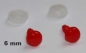 Preview: 1 Paar Sicherheitsaugen Knopfaugen rot rund