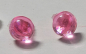 Preview: 1 Paar Sicherheitsaugen transparente Pupille transparent rosa 10 mm