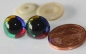 Preview: 1 Paar Sicherheitsaugen Exclusiv 4-farbig Harlekin