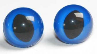 1 Paar Katzenaugen Drachenaugen Sicherheitsaugen Neon blau