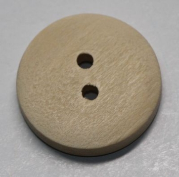 1 Knopf aus Holz 20 mm "Handmade with love"Sterne