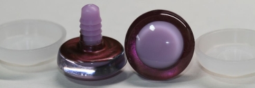 1 Paar Sicherheitsaugen trapezoid weinrot violett Prisma Color 25 mm lila Pupille