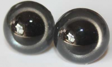 1 Paar Sicherheitsaugen anthrazit metallic