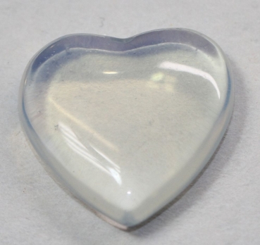 1 Herz Naturstein Kristall ca. 20 mm x 20 mm x 6 mm