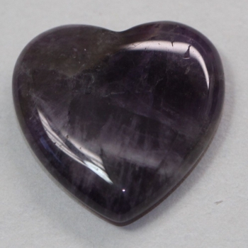1 Herz Naturstein Amethyst ca. 20 mm x 20 mm x 6 mm