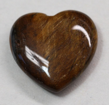 1 Herz Naturstein Tigerauge ca. 20 mm x 20 mm x 6 mm