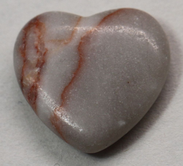 1 Herz Naturstein Jaspis ca. 20 mm x 20 mm x 6 mm