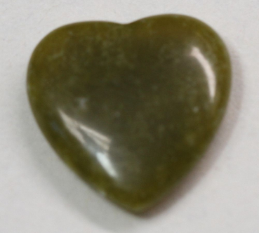 1 Herz Naturstein grüner Achat ca. 20 mm x 20 mm x 6 mm