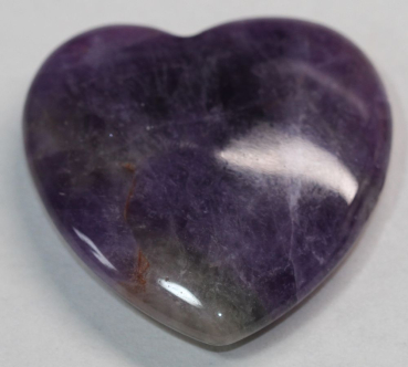 1 Herz Naturstein Amethyst ca. 40 mm x 40 mm x 10 mm
