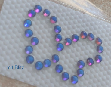 Preview: Swarovski-Bügelapplikation Schmetterling Volcano
