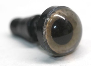 1 Paar Sicherheitsaugen 10 mm mittelgroße runde Pupillen grünblau schimmernd verschiedenfarbige Iris