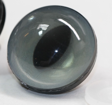1 Paar Sicherheitsaugen 30 mm graugrün schimmernd Katze Drache
