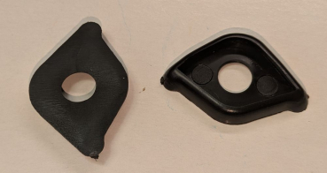 Preview: Augenlider schwarz Ober/Unterlid (passend für 18 mm Sicherheitsaugen) geschwungen 2