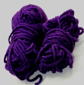 Wolle "Bonnie" Mützengarn dunkelviolett 52 g 70 % Polyacryl 30 % Wolle Rest