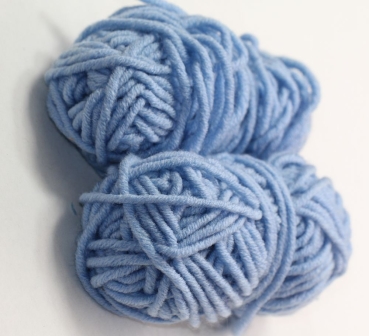 Wolle "Bonnie" Mützengarn hellblau 65 g 70 % Polyacryl 30 % Wolle Rest