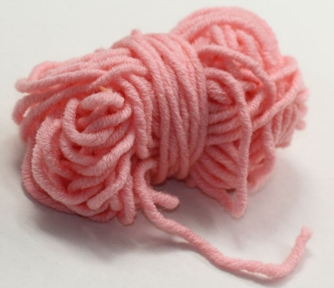 Wolle "Bonnie" Mützengarn rosa 19 g 70 % Polyacryl 30 % Wolle Rest