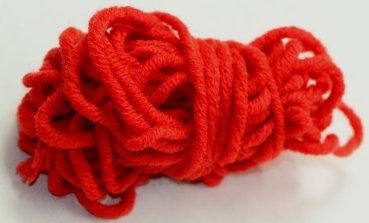 Wolle "Bonnie" Mützengarn rot 9 g 70 % Polyacryl 30 % Wolle Rest