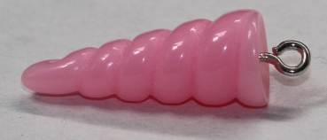 1 Einhorn-Horn 25,6 x 9,3 mm pastellpink