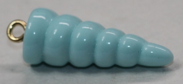 1 Einhorn-Horn 25,9 x 9  mm pastelltürkis