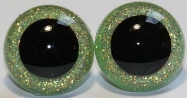 1 Paar Sicherheitsaugen Glitter Limonade