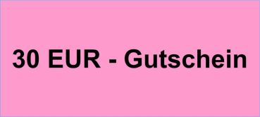 Gutschein im Wert von 30 EUR
