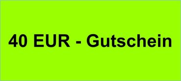 Gutschein im Wert von 40 EUR