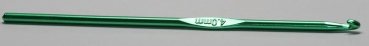 1 Häkelnadel 4 mm Metall grün