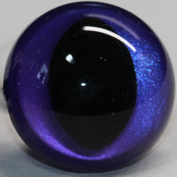 1 Paar Katzenaugen Drachenaugen Sicherheitsaugen blauviolett metallic