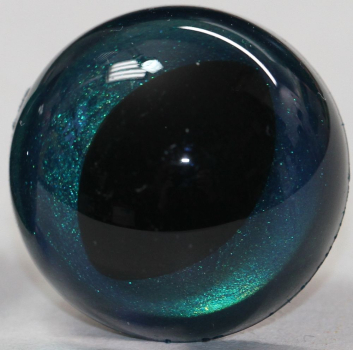 1 Paar Katzenaugen Drachenaugen Sicherheitsaugen türkisgrün metallic