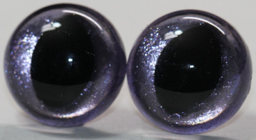 Preview: 1 Paar Katzenaugen Drachenaugen Sicherheitsaugen flieder metallic