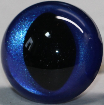 1 Paar Katzenaugen Drachenaugen Sicherheitsaugen dunkelblau metallic