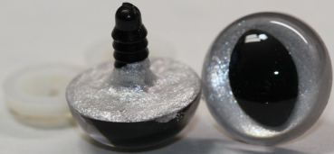 Preview: 1 Paar Katzenaugen Drachenaugen Sicherheitsaugen sparkle metallic