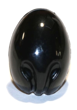 Sicherheitsnase 15 mm x 22 mm Koala hart schwarz glänzend mit Sicherheitsscheibe