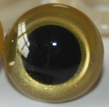 Sicherheitsaugen Silber metallic