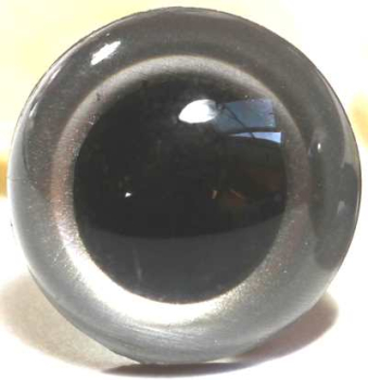 Sicherheitsaugen Silber metallic