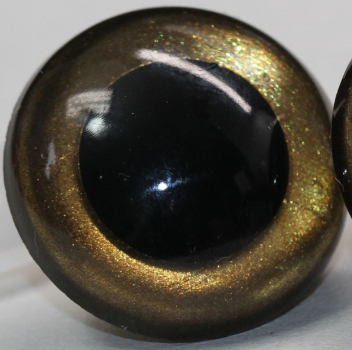 Sicherheitsaugen Bronze metallic