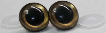 Preview: Sicherheitsaugen Bronze metallic 2
