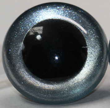 Sicherheitsaugen Eisblau metallic