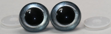 Preview: Sicherheitsaugen Eisblau metallic 2