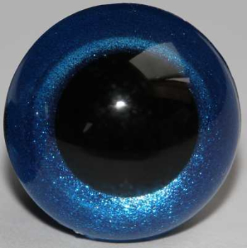 Sicherheitsaugen Eisblau metallic