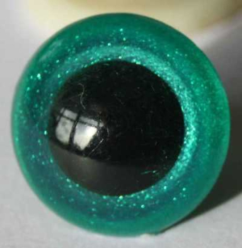 Sicherheitsaugen Smaragdgrün metallic