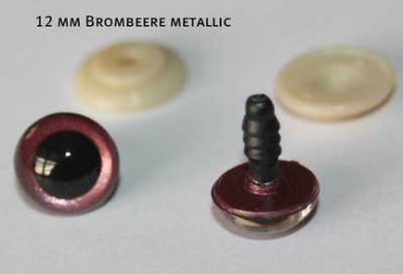 Preview: Sicherheitsaugen Brombeere metallic 4
