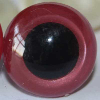 Sicherheitsaugen Rosa metallic