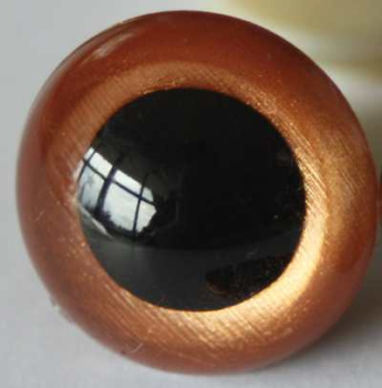 Sicherheitsaugen Rotgold metallic