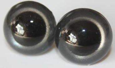 Preview: 1 Paar Sicherheitsaugen Anthrazit metallic