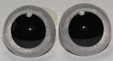 1 Paar Sicherheitsaugen perlmutt irisierend metallic